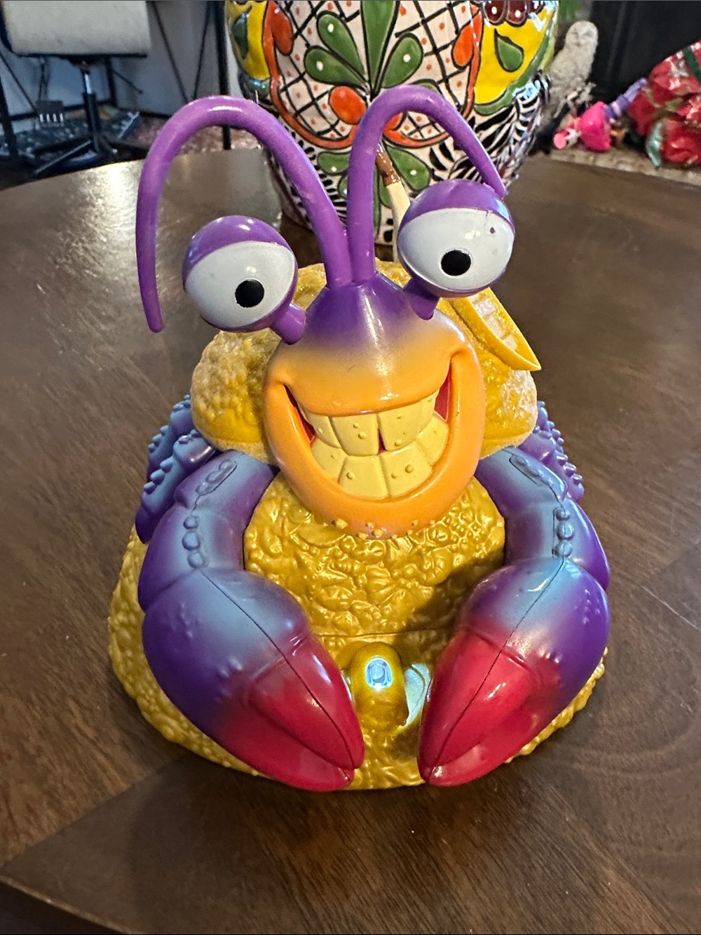 Disney Colorful Moana Crab Figure - Purple, Yellow & Pink